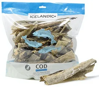 1ea 16 oz. Icelandic+ Cod Skin (Mixed Pieces) - Treat